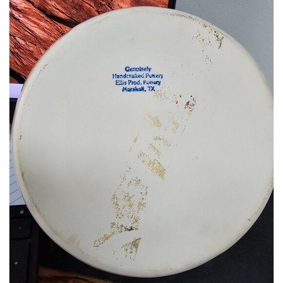 Handcrafted Ellis Pottery Desert Scene Lidded Pottery Bowl - Picture 11 of 13